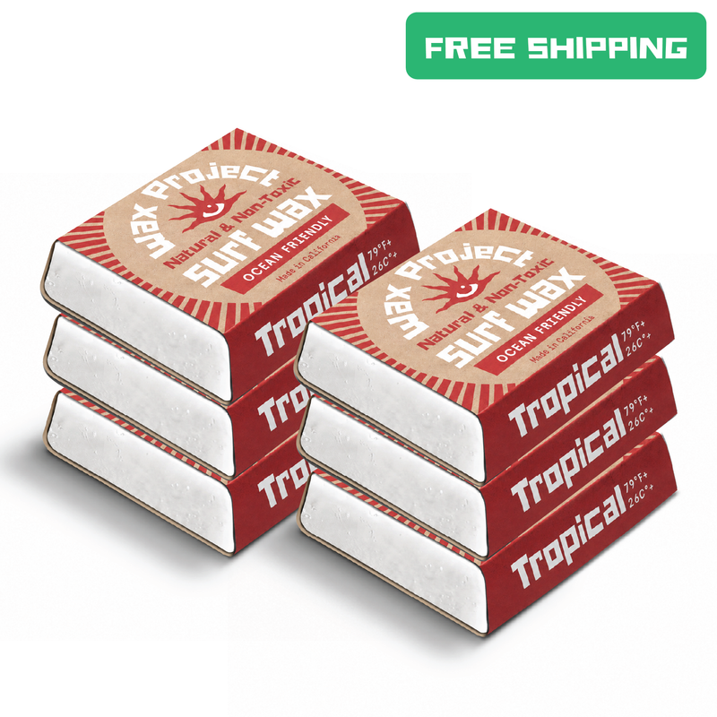 Tropical Surf Wax - 6 Pack